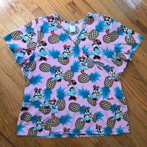 Disney scrub top XL